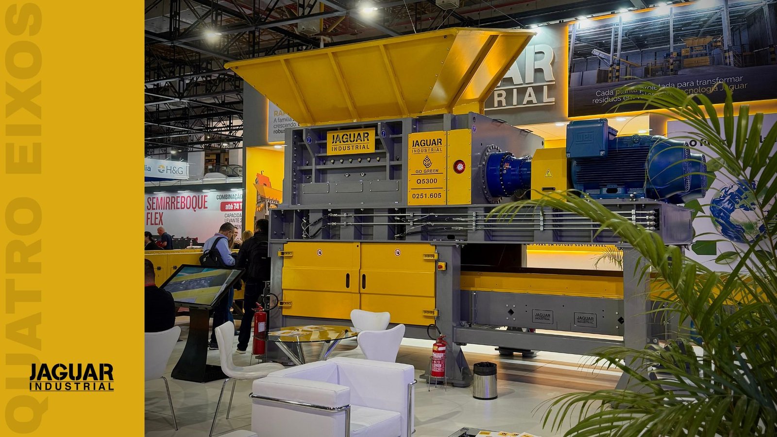 Triturador Q5300 produzindo CDR